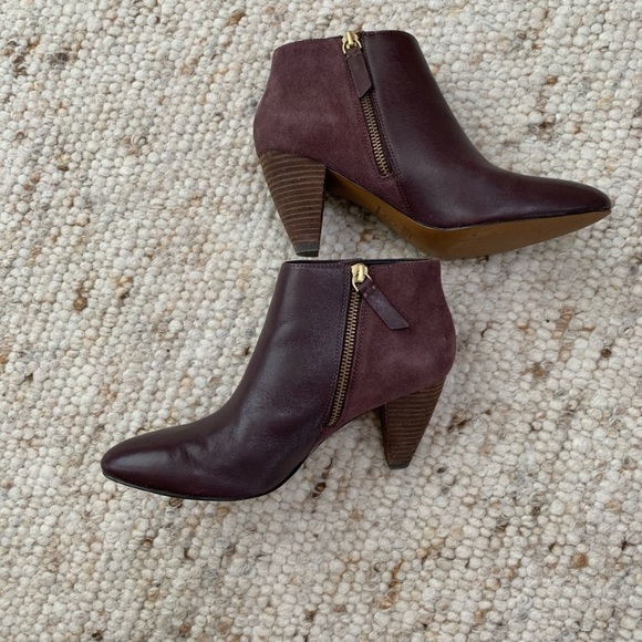 kate spade Shoes - Kate Spade Saturday Maroon boots 7.5